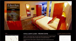 Desktop Screenshot of hotelsaintclaude.com